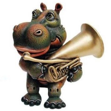 Carlos and Albert Hippo the Tuba Player